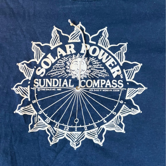 1980 “solar power” vintage sundial tee - Picture 2 of 3